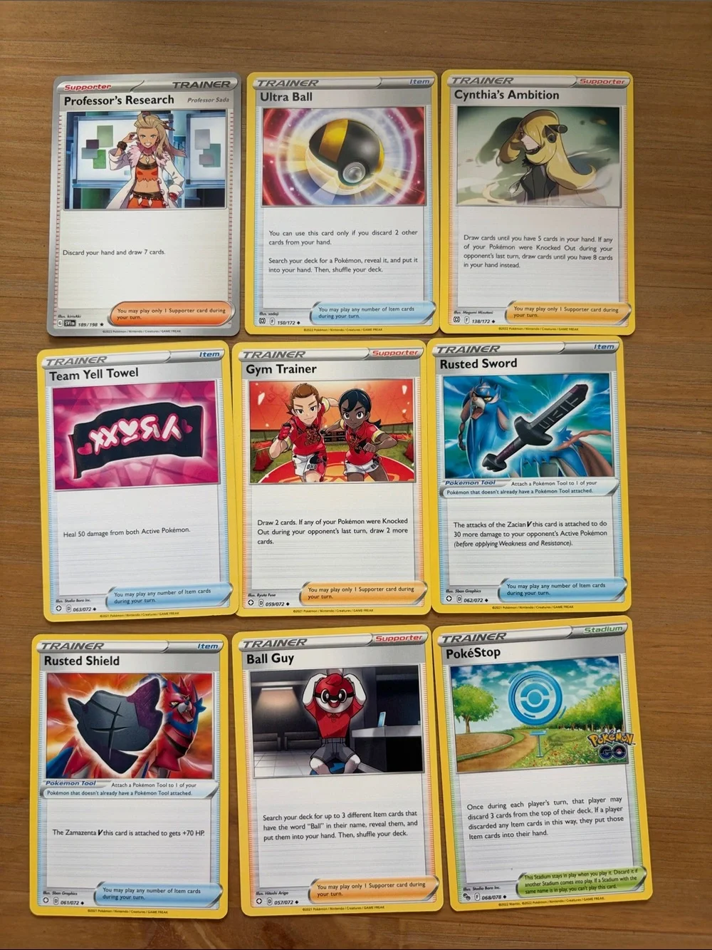 Pokémon TCG 50 unique Card Trainer Lot | Mixed Sets | Deck Building Staples